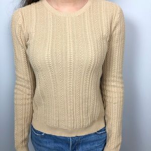 Ralph Lauren Tan Knit Sweater